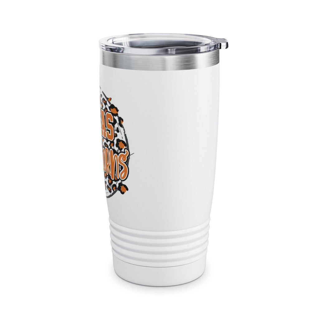 Texas Longhorns Leopard Print Tumbler 20oz