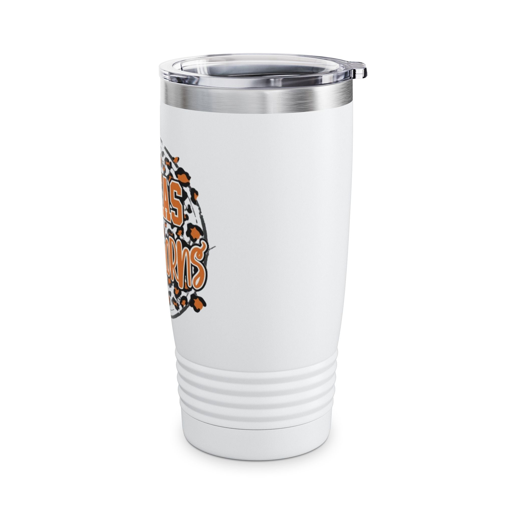 Texas Longhorns Leopard Print Tumbler 20oz