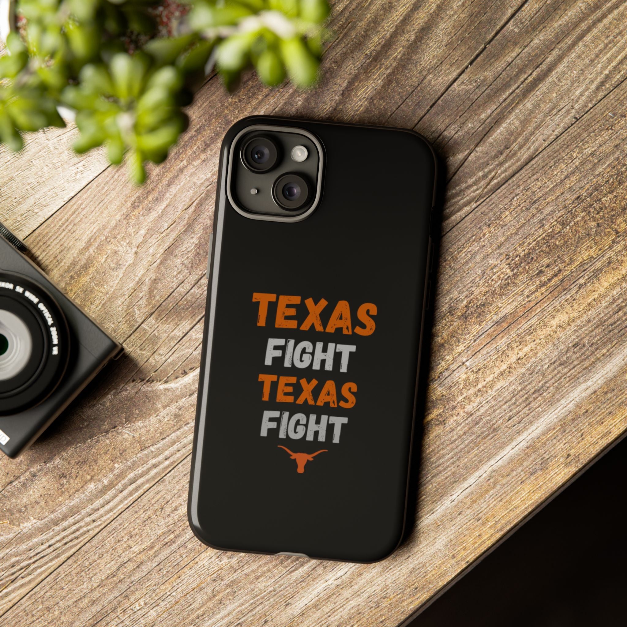 Texas Longhorns Texas Fight IPhone Case - Black