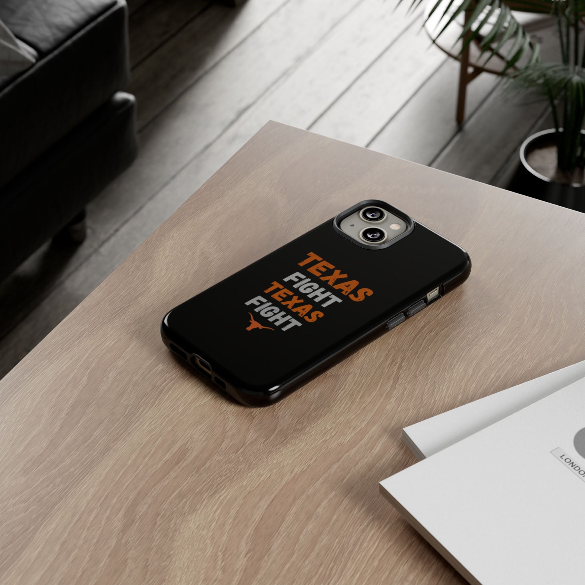 Texas Longhorns Texas Fight IPhone Case - Black